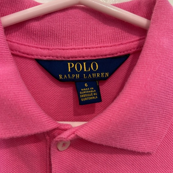 Polo by Ralph Lauren Girls Pink Dress Size 6 - Picture 5 of 8